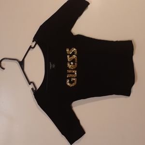 Black Guess jeans T-shirt size small